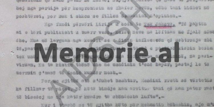 “Kur e pyetën, Tuku tha se; unë s’pranoj asnjë lloji posti në Tiranë, ose Nën/Kryeministër, ku isha, ose do vdes këtu si…”/ Raport-survejimi i “Vigjilenca”!