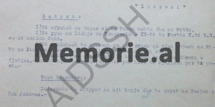 “Kur e pyetën, Tuku tha se; unë s’pranoj asnjë lloji posti në Tiranë, ose Nën/Kryeministër, ku isha, ose do vdes këtu si…”/ Raport-survejimi i “Vigjilenca”!