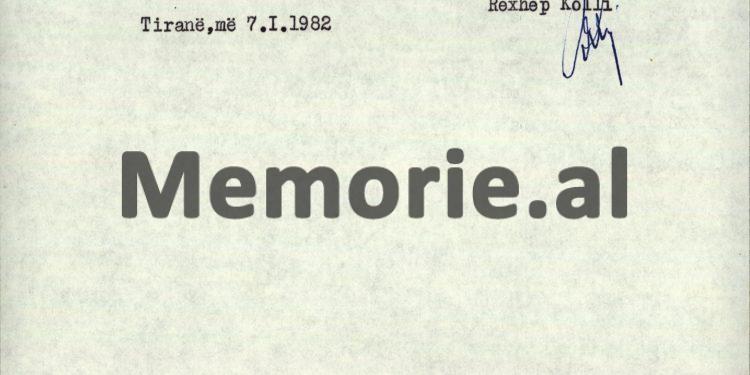 “Shoku Elham i’a hodhi fajin hetuesit Sokol Koleka për akt-ekspertimin e.…”/ Relacioni i Rexhep Kollit për “Thikat” e ambasadave, Tiranë 1980