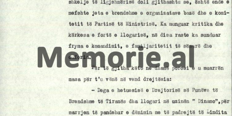 “Çarja e gomave të automjeteve të ambasadës bullgare, greke, çeke, polake e daneze, është akt politik dhe…”/ Raporti për Komitetin Qendror, tetor ‘80