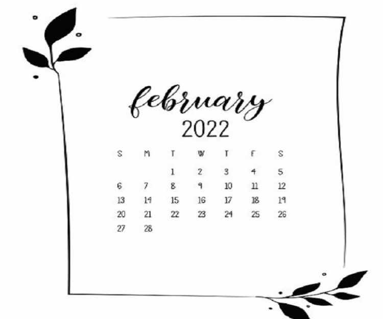 Historical Calendar February 1