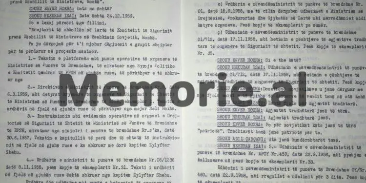 “Shoku Enver, ja po e lexoj unë platformën e Sigurimit që Kadriu u’a dha sovjetikëve, me emrat e agjenturës….”/ Diskutimi i Hekuran Isait në mbledhjen e Byrosë, shtator ‘82