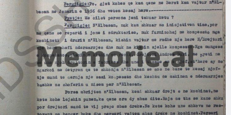 “Pas bisedave me Bedrinë, Xhafer Vokshi më tregoi se kur kishte takuar Miladinin, ai i kishte thënë për Enverin…”/ Deponimet e Tuk Jakovës, janar ‘58