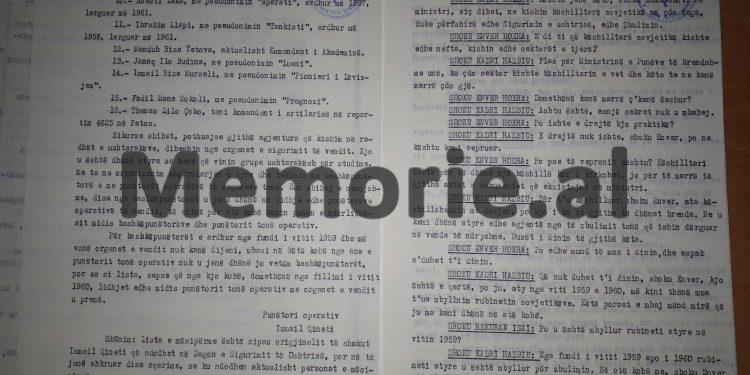 “Kur isha i sëmurë, i thashë Hysniut se; agjentura sovjetike na ka hyrë deri në Ushtri dhe vetë shefi Sigurimit…”/ Mbledhja Byrosë, shtator ‘82