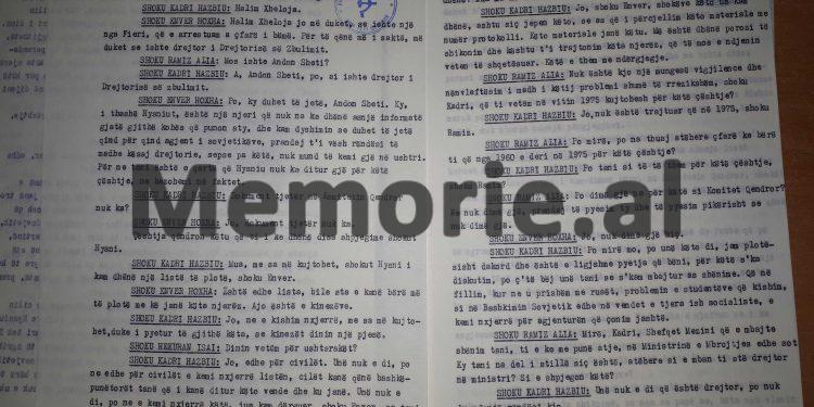“Kur isha i sëmurë, i thashë Hysniut se; agjentura sovjetike na ka hyrë deri në Ushtri dhe vetë shefi Sigurimit…”/ Mbledhja Byrosë, shtator ‘82