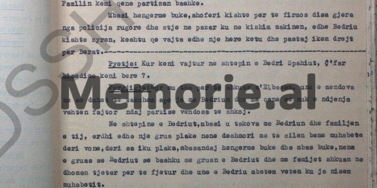 “Pas bisedave me Bedrinë, Xhafer Vokshi më tregoi se kur kishte takuar Miladinin, ai i kishte thënë për Enverin…”/ Deponimet e Tuk Jakovës, janar ‘58