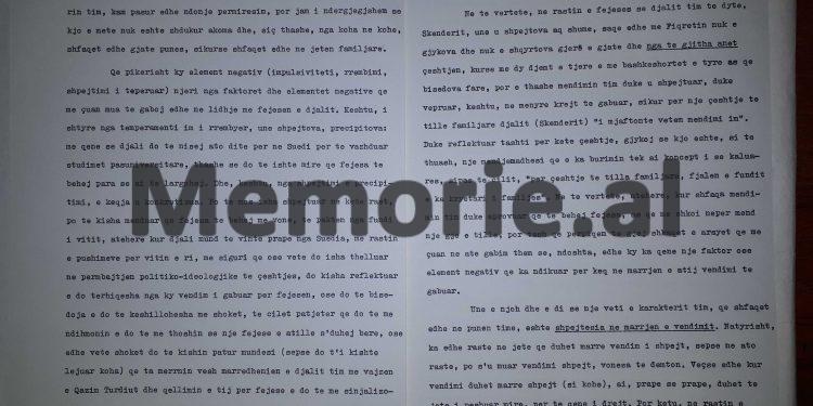 Autokritika e dytë e Mehmet Shehut, 12 nëntor ’81: “Po të ishte këshilluar Fiqreti me shoqen Nexhmije, para se të bënim fejesën e djalit do të…”/ Letra për Enverin