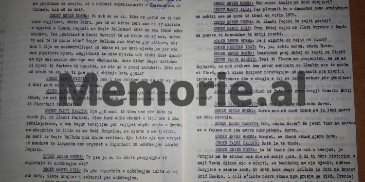 “Ti Kadri thua le të flasë bota, por Beqiri i’a futi në krevat Arif Haskos, i cili s’ishte ndarë akoma nga….”/ Mbledhja e Byrosë, shtator ‘82