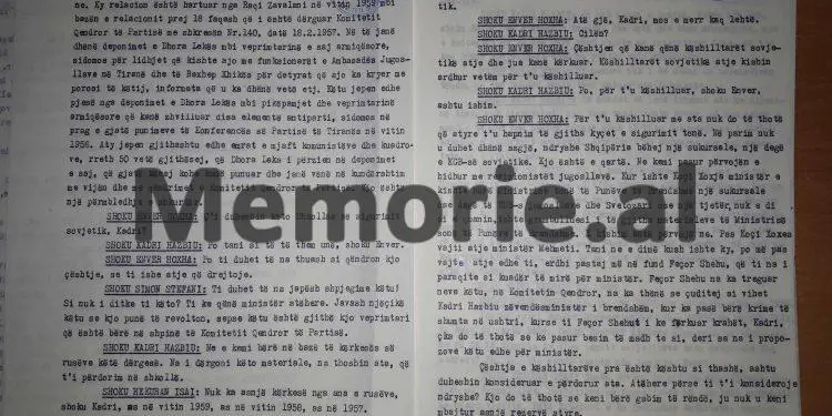 “Ti Kadri thua se; ua dhamë rusëve për Shkollën e Sigurimit, por ato i shfrytëzoi Hrushovi, që më akuzoi mua për Liri Gegën…”/ Fjala e Enverit në mbledhjen e Byrosë, shtator ‘82