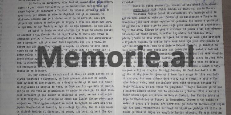 “Ne ua dhamë vetë çekëve vëllanë e Nako Spiros, por ata e bënë për vete, e rekrutuan dhe ai u arratis me djalin e…”/Akuzat e Ramiz Alisë në mbledhjen e Byrosë, shtator ‘82
