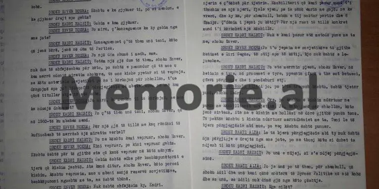 Si u”kryqëzua”, Kadri Hazbiu në mbledhjen e Byrosë, shtator 82!: “Ti Kadri, si ua dhe sovjetikëve procesin hetimor të Liri Gegës dhe…”?! / Diskutimi i Enverit