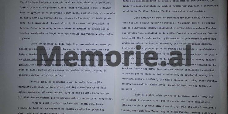 Autokritika e dytë e Mehmet Shehut: “I jam për jetë mirënjohës shokut Enver që s’më la të gaboja dhe familja ime është gati që…”/ Dokumenti ‘Tepër sekret’ 14 nëntor ‘81