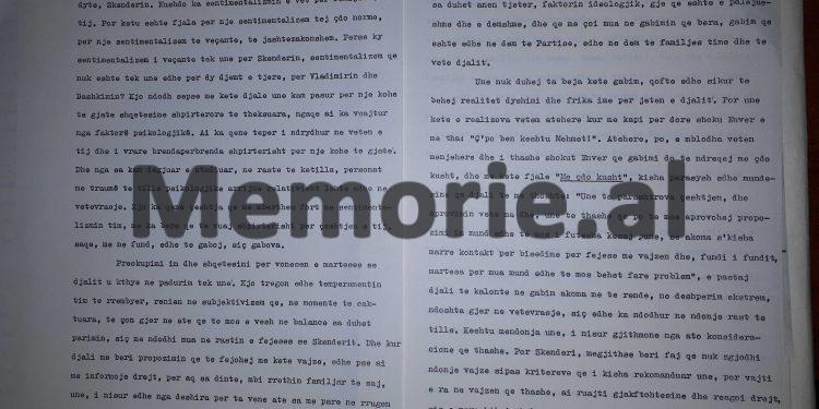 “Shoku Enver dhe shoku Ramiz, pa ditur gjë për rrethin familjar të Qazim Turdiut, erdhën dhe…”/ Dokumenti ‘Tepër sekret’, 17 dhjetor, 1981