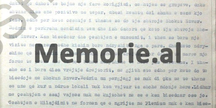 Procesi hetimor: “Unë kam biseduar me Bedrinë, duke i thënë se Enveri nuk është themelues i Partisë, kurse për Miladinin…”/ Deponimi i Tuk Jakovës, janar 1958