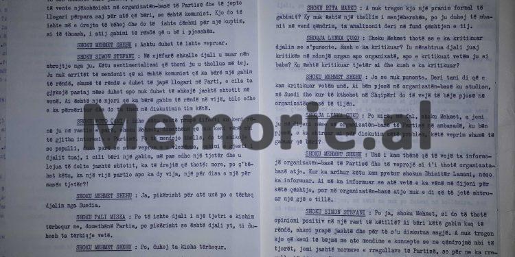 “Mehmet, cilët ishin ata shokë që kishin dijeni për fejesën e djalit tënd dhe nuk erdhën për…”/ Diskutimi i Enverit në mbledhjen e Byrosë, 17 dhjetor ‘81
