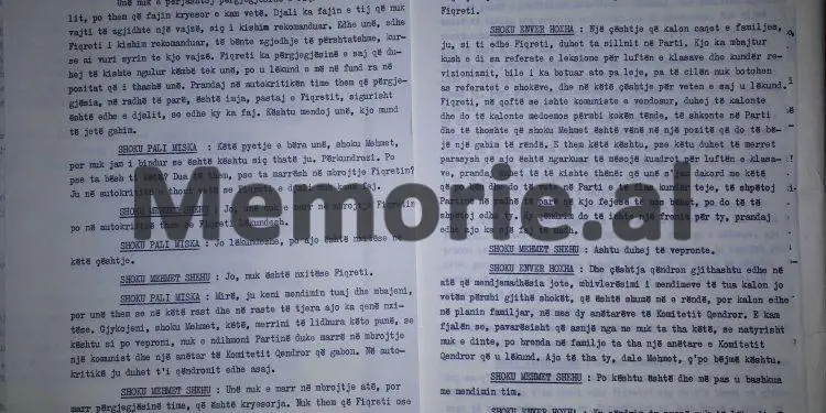 “Mehmeti edhe Fiqreti ka bërë faje të mëdha, ajo ka botuar pa leje referate, pa të cilën nuk lejohen edhe ato të…”/ Akuzat e Enverit në mbledhjen e Byrosë, 17 dhjetor ‘81