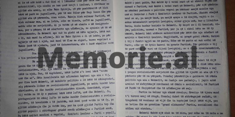 “Vetëm kur isha në Pogradec, unë e mësova se Mehmeti paskësh vite që shkruante një libër dhe prandaj ai…”! / Mbledhja e Byrosë, 18 dhjetor ‘81