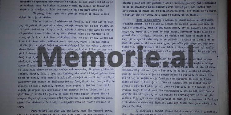 “Kur shoku Mehmet, lexoi reportazhin e një gazetari Perëndimor, se në Shqipëri ka një ‘Pankov’ të dytë, ai i tha Gardës…”!/ Akuzat e Kadri Hazbiut në mbledhjen e Byrosë, 17 dhjetor ‘81