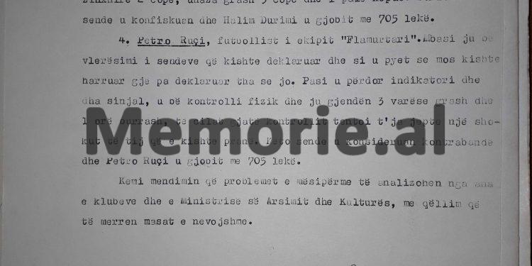 “Në Doganën e Qafë-Thanës, pasi u përdor detektori, Petro Rucit i’u gjetën 3 varse grash, Bimo, kishte veshur 3 palë mbathje, Durimi 3 çakmak, kurse…”/ Relacioni Hekuran Isait në ’82-in, për K.Q. të PPSH-së