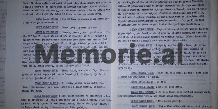 “Mua më informuan, se kur Qazim Turdiu të tha: more Mehmet, s’mund të bëhet kjo fejesë, ti i the…”! / Shpërthimi i Enverit në mbledhjen e Byrosë, 17 dhjetor ‘81