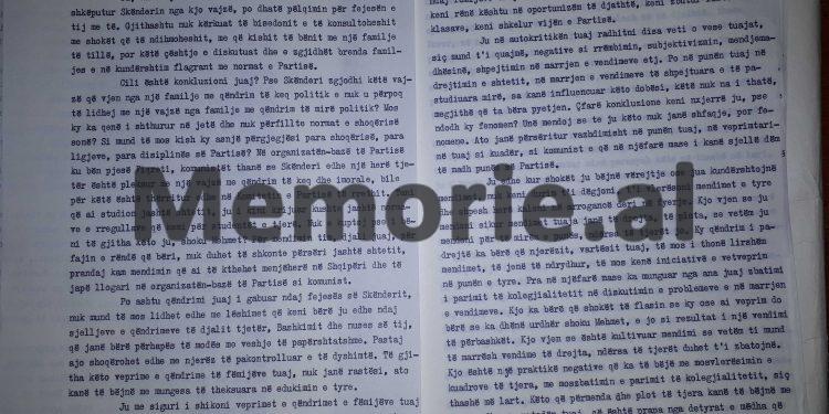 “Mehmet, edhe ndaj sjelljeve e qëndrimeve të djalit tjetër, Bashkimit dhe nuses së tij, që janë bërë…”!/ Akuzat e Simon Stefanit në mbledhjen e Byrosë, 17 dhjetor ‘81
