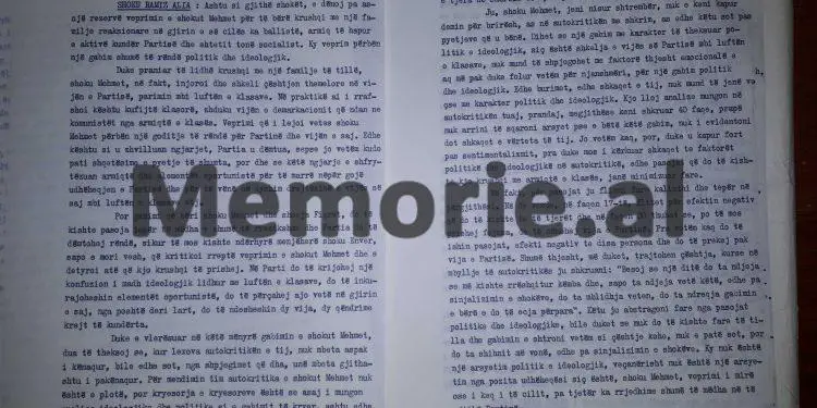 “Mehmeti është dërguar nga unë të udhëheq veprimet ndëshkimore kundër Myzafer Pipës, si ai nuk…”!/ Mbledhja e Byrosë, 17 dhjetor ’81