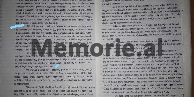 “Vetëm kur isha në Pogradec, unë e mësova se Mehmeti paskësh vite që shkruante një libër dhe prandaj ai…”! / Mbledhja e Byrosë, 18 dhjetor ‘81