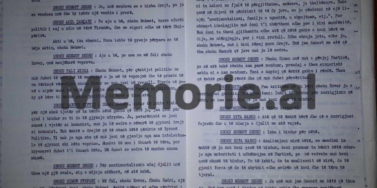 “Mehmet, çështja se ti nuk doje të më shqetësoje mua, nuk hahet, pse ti e pyete një shok dhe ky ishte…”/ Shpërthimi i Enverit në mbledhjen e Byrosë, 17 dhjetor ‘81