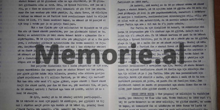 “Mehmet, ti nuk je armik i Partisë dhe nesër, mund të flasësh pas meje, prandaj sot gjithë natën…”/ ‘Këshillat’ e Enverit në mbyllja e mbledhjes së Byrosë, 17 dhjetor ‘81