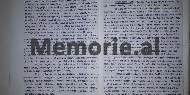 “Mehmeti është dërguar nga unë të udhëheq veprimet ndëshkimore kundër Myzafer Pipës, si ai nuk…”!/ Mbledhja e Byrosë, 17 dhjetor ’81