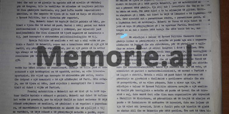 “Vetëm kur isha në Pogradec, unë e mësova se Mehmeti paskësh vite që shkruante një libër dhe prandaj ai…”! / Mbledhja e Byrosë, 18 dhjetor ‘81