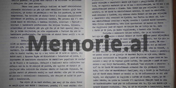 “Mehmeti dhe Fiqreti ishin në dijeni për kriminelin e luftës, Myzafer Pipën dhe reaksionarin e egër e shumë aktiv, Arshi Pipën, i cili edhe sot…”!/ Mbledhja e Byrosë, 18 dhjetor ‘81