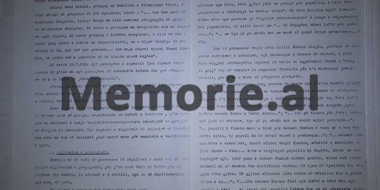“Sipas një të dhëne të Sigurimit, komandanti i Korpusit të Shkodrës, është në shërbim të UDB-së…”! / Letra për Komitetin Qendror, tetor ‘82