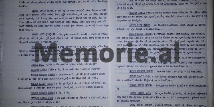 “Shoku Mehmet, fëmijët tuaj kanë ekstravaganca, secili ka nga një makinë dhe motoskaf, po nusja e djalit, ku i gjen ato…”?! / Akuzat e Kadri Hazbiut në mbledhjen e Byrosë, 17 dhjetor ‘81