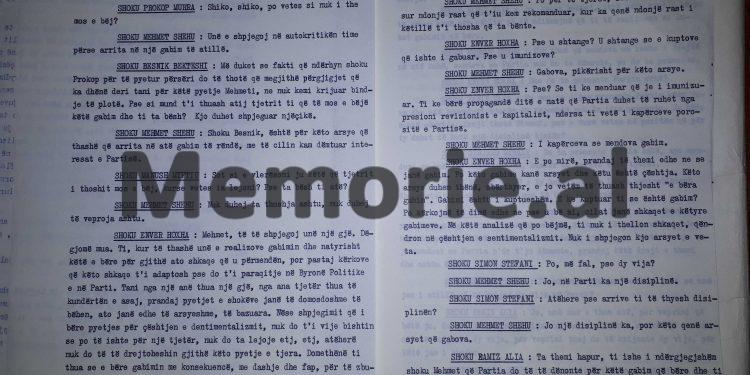 “Shoku Mehmet, fëmijët tuaj kanë ekstravaganca, secili ka nga një makinë dhe motoskaf, po nusja e djalit, ku i gjen ato…”?! / Akuzat e Kadri Hazbiut në mbledhjen e Byrosë, 17 dhjetor ‘81