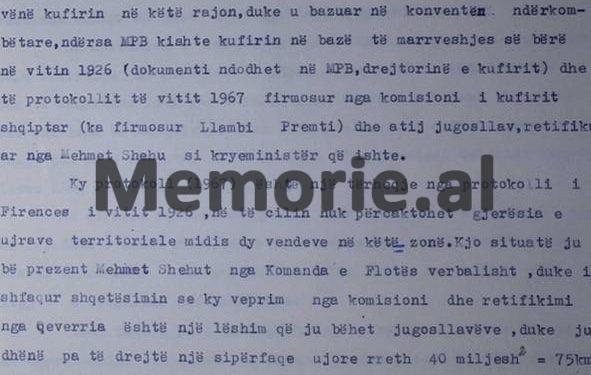 “Kapiteni i anijes ‘Islam Mustafa’, Fran Ivanaj, u vra nga jugosllavët në dhjetorin e 1975-ës, pasi me Protokollin e vitit ’67, Mehmet Shehu, i’u dha atyre…”!/ Relacioni për Komitetin Qendror, tetor ‘82