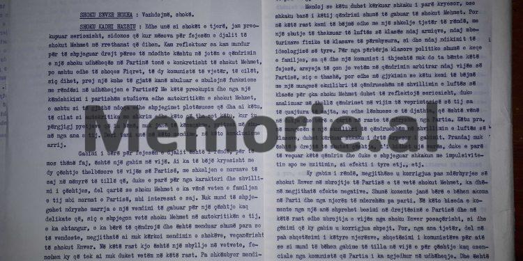 “Kur shoku Mehmet, lexoi reportazhin e një gazetari Perëndimor, se në Shqipëri ka një ‘Pankov’ të dytë, ai i tha Gardës…”!/ Akuzat e Kadri Hazbiut në mbledhjen e Byrosë, 17 dhjetor ‘81