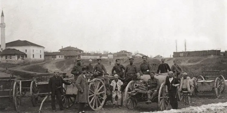 GJAKOVE, 1916 Trupat bullgare dhe shqiptare në Gjakovë