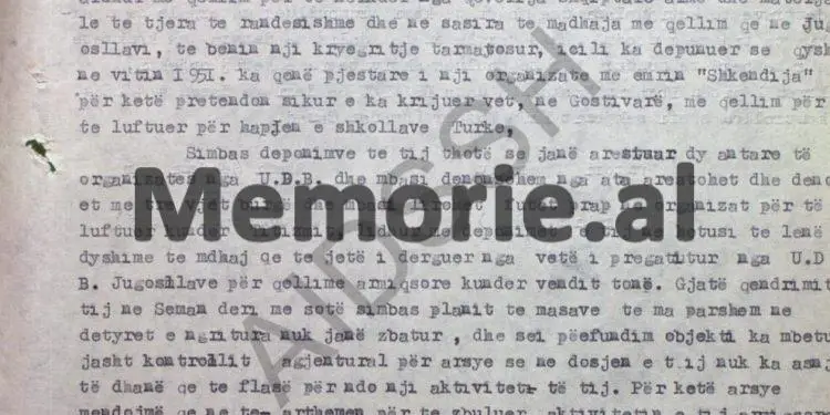 “Në kampin e Çermës, emigranti L.J., nga Dibra e Madhe, me pseudonimin ‘Molla’, tha për Myrteza Bajraktarin…”! / Dokumenti i kolonelit të Sigurimit