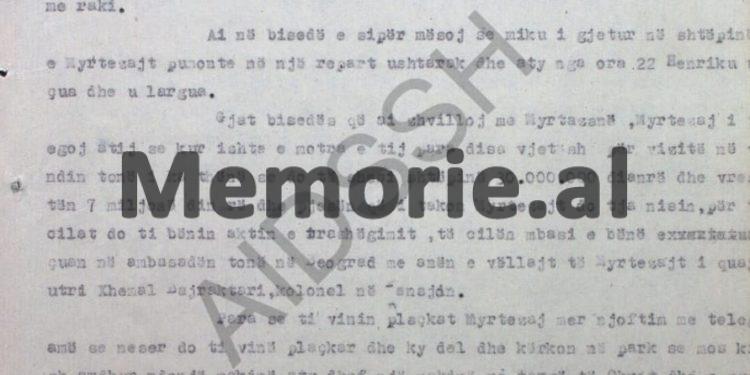 “Prapa deklaratave për ‘patriotizmin’ e Myrteza Bajraktarit, qëndron Agim Gjakova dhe puna e tij armiqësore, i cili…”/ Raporti sekret i bashkëpunëtorit “Ylli”