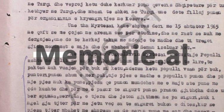 “Myrteza Bajraktari thotë se në Jugosllavi ka mirëqenie dhe liri fjale, ndërsa këtu populli vuan edhe për bukën e gojës, si pasojë…”!/ Raporti i “Korabi”-t