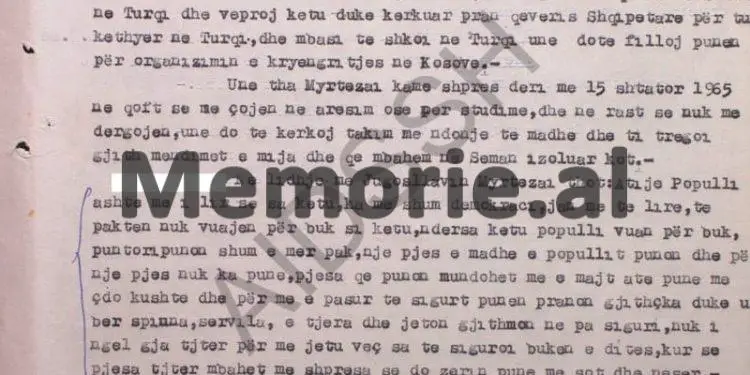 “Myrteza Bajraktari thotë se në Jugosllavi ka mirëqenie dhe liri fjale, ndërsa këtu populli vuan edhe për bukën e gojës, si pasojë…”!/ Raporti i “Korabi”-t