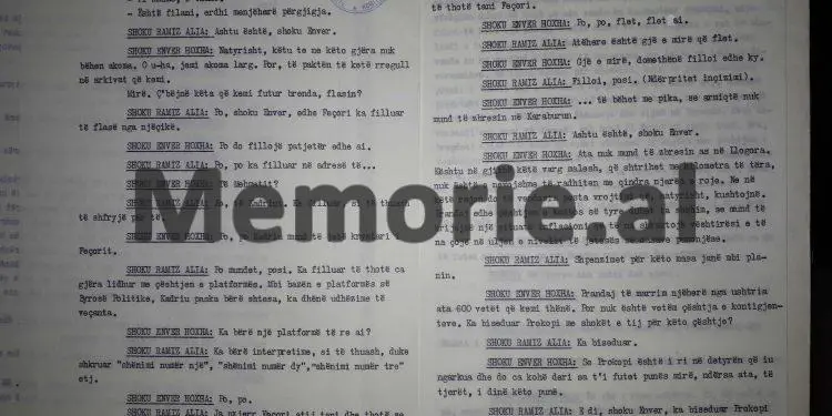 “Ramiz, ka filluar të flasë ndonjë çikë Feçori për Mehmetin, apo për Kadriun, se ai mund të jetë kryetar i grupit…”?/ Diskutimi i Enverit në mbledhjen, 22 tetor ‘82