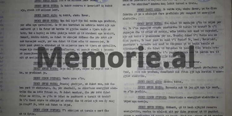 “Ramiz, ka filluar të flasë ndonjë çikë Feçori për Mehmetin, apo për Kadriun, se ai mund të jetë kryetar i grupit…”?/ Diskutimi i Enverit në mbledhjen, 22 tetor ‘82