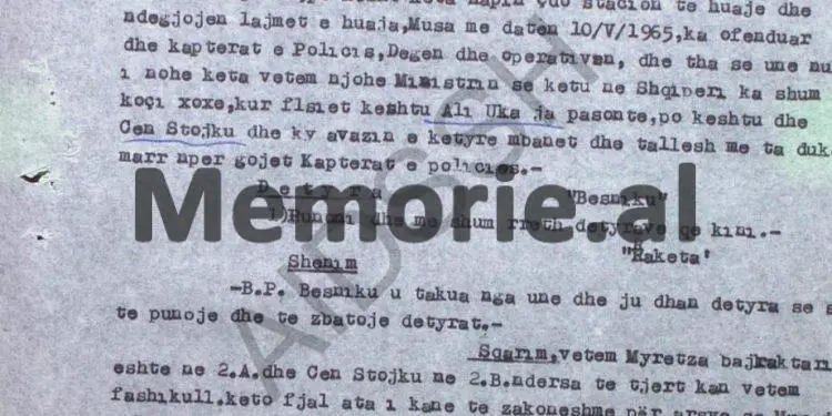 “Në Kampin e Semanit, Myrteza Bajraktari tha se: legata jugosllave e ka marrë vesh ngjarjen e plagosjes, pasi ajo nuk ruan lopët e dhitë, por…”! / Deponimet e bashkëpunëtorit “Paketa”!