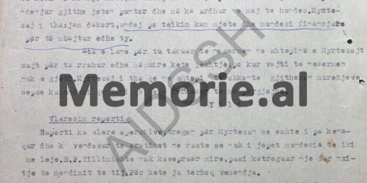 “E dhëna e bashkëpunëtorit ‘Ylli’ është me shumë rëndësi, ka dyshime se Myrteza Bajraktari është agjent i ambasadës turke dhe këtë e bën për…”/ Relacioni i drejtorit të Sigurimit Zef Loka, në 1977