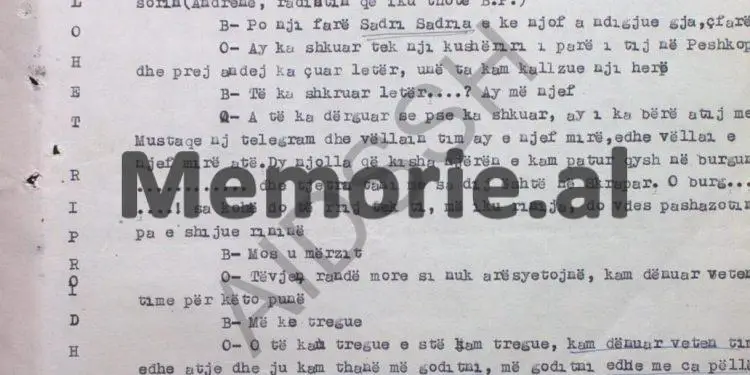 “Myrteza Bajraktari thotë se në Jugosllavi ka mirëqenie dhe liri fjale, ndërsa këtu populli vuan edhe për bukën e gojës, si pasojë…”!/ Raporti i “Korabi”-t