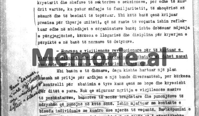“Veprimet e ngathëta të kryetarit të Degës së Brendshme, shokut Kapllan Shehu, i cili vetëm pas gjetjes së kufomës së zv/shefit të Policisë…”! Zbulohet raporti sekret për “Bandën Xhevdet Mustafa”, tetor ‘82
