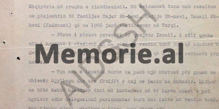 “Shokët e Zbulimit, nuk kanë parë lidhjet e Myrteza Bajraktarit, si në vitin 1966, kur këtu erdhi tregtari turk, I. B., që njihet si agjent i Zbulimit…”/ Relacioni sekret i shefit të Sigurimit, Isa Lika