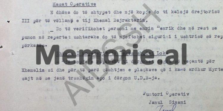 “Prapa deklaratave për ‘patriotizmin’ e Myrteza Bajraktarit, qëndron Agim Gjakova dhe puna e tij armiqësore, i cili…”/ Raporti sekret i bashkëpunëtorit “Ylli”